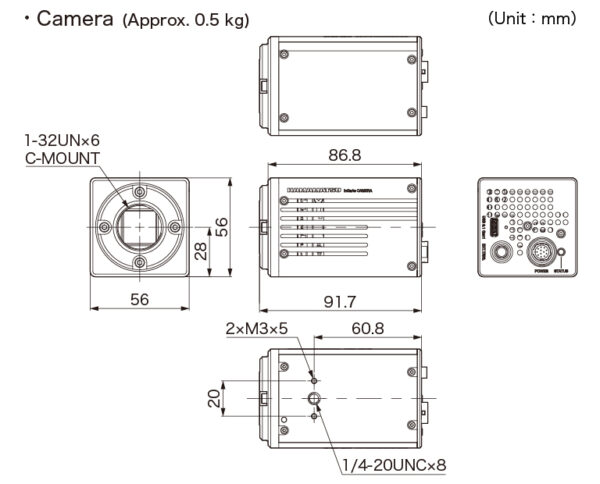 C16741-40U Dimensions
