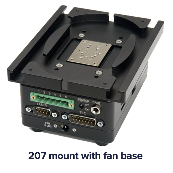 Mounts for medium power fibre pigtailed laser diodes, with integrated Peltier (TEC) control - Image 2