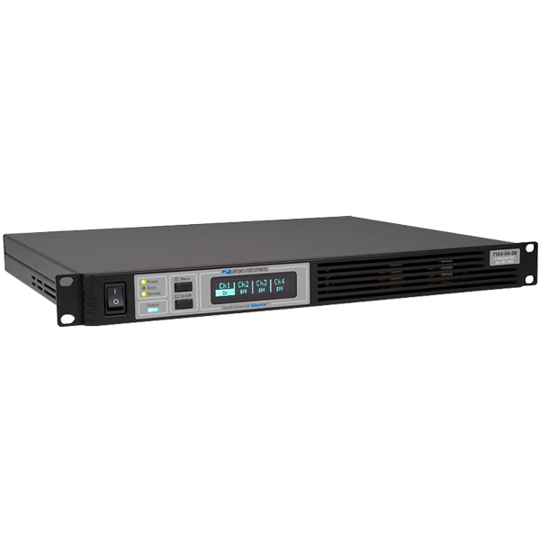 Multi-channel TEC controller with up to 60 W per channel in a high density 1U chassis
