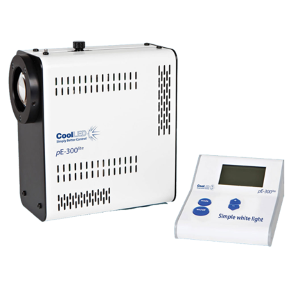 Simple white light LED illumination system for fluorescence microscopy