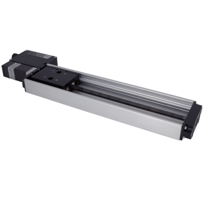 Motorized linear stages with built-in controllers and motor encoders