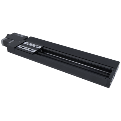 Miniature, steel, motorized linear stages with built-in controllers and linear encoders