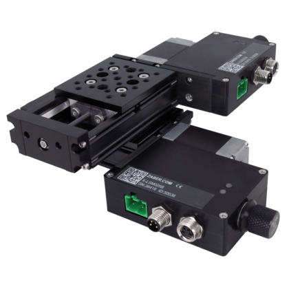 Two-axis stages with built-in controllers
